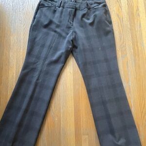 Stylish Black Plaid Pants